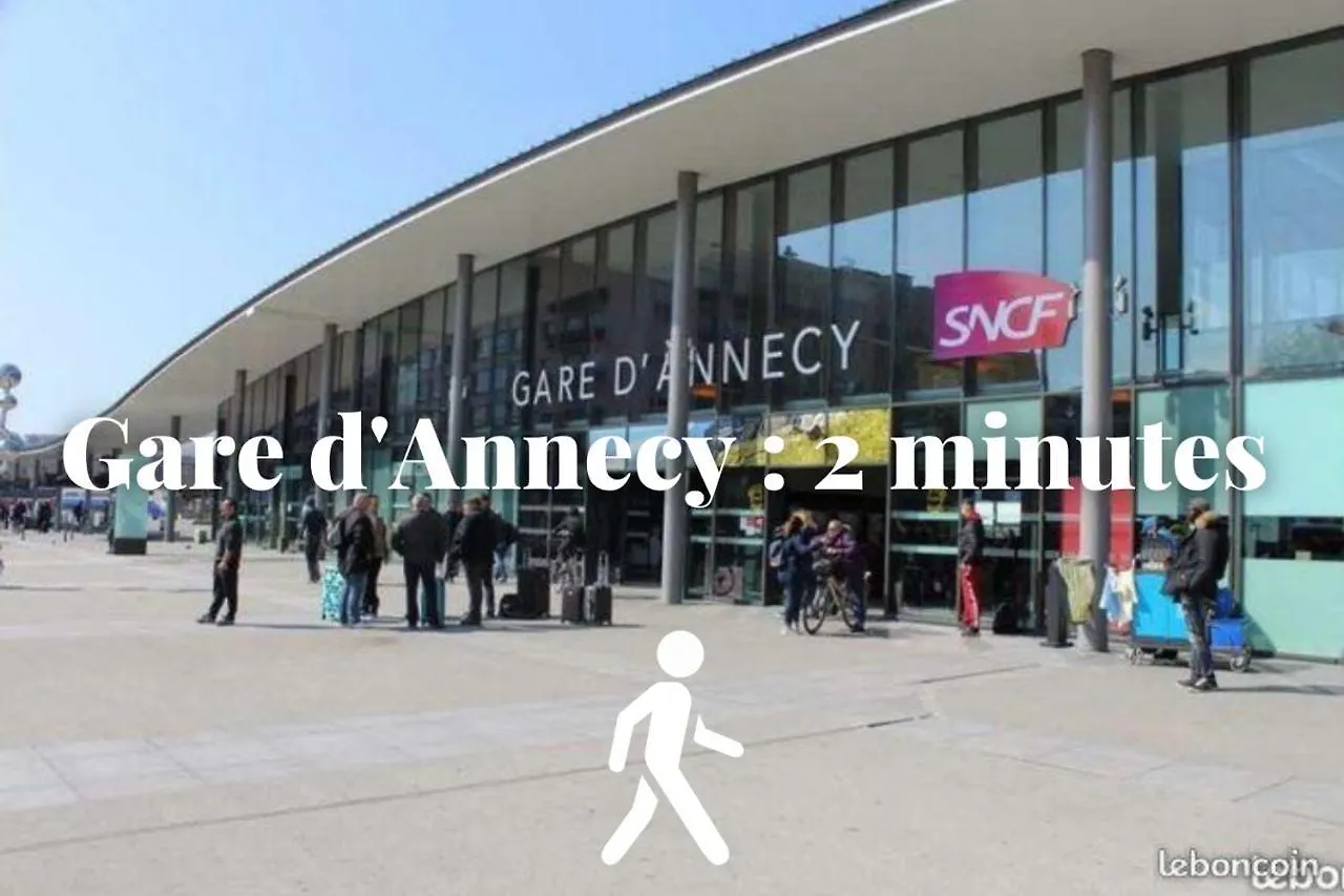 Le Duplex - Hyper Centre - Gare - Wifi - Netflix - Disney + Annecy Frankrike