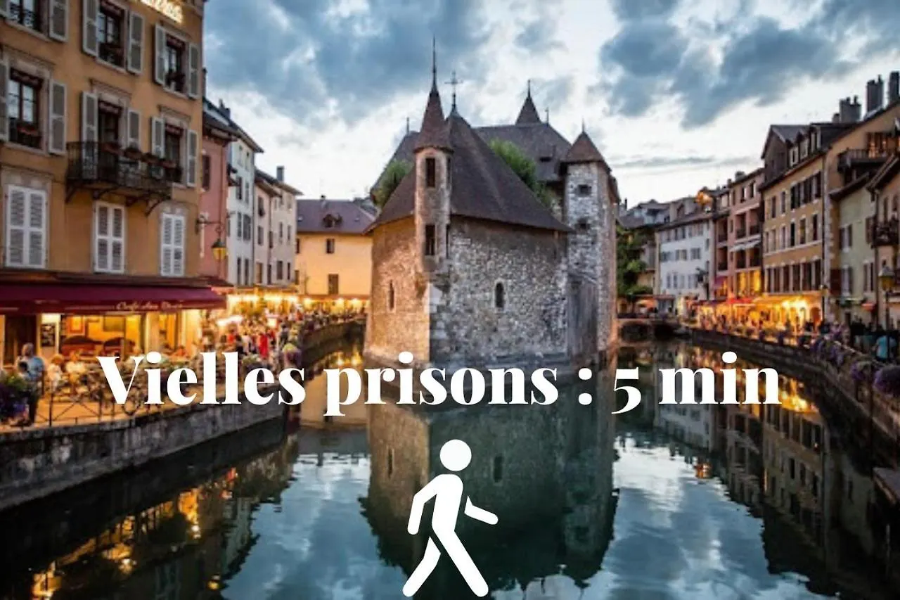 Le Duplex - Hyper Centre - Gare - Wifi - Netflix - Disney + Annecy 0*,  Frankrike